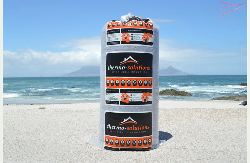 Then: white insulation in heritage orange Thermo-Solutions packaging